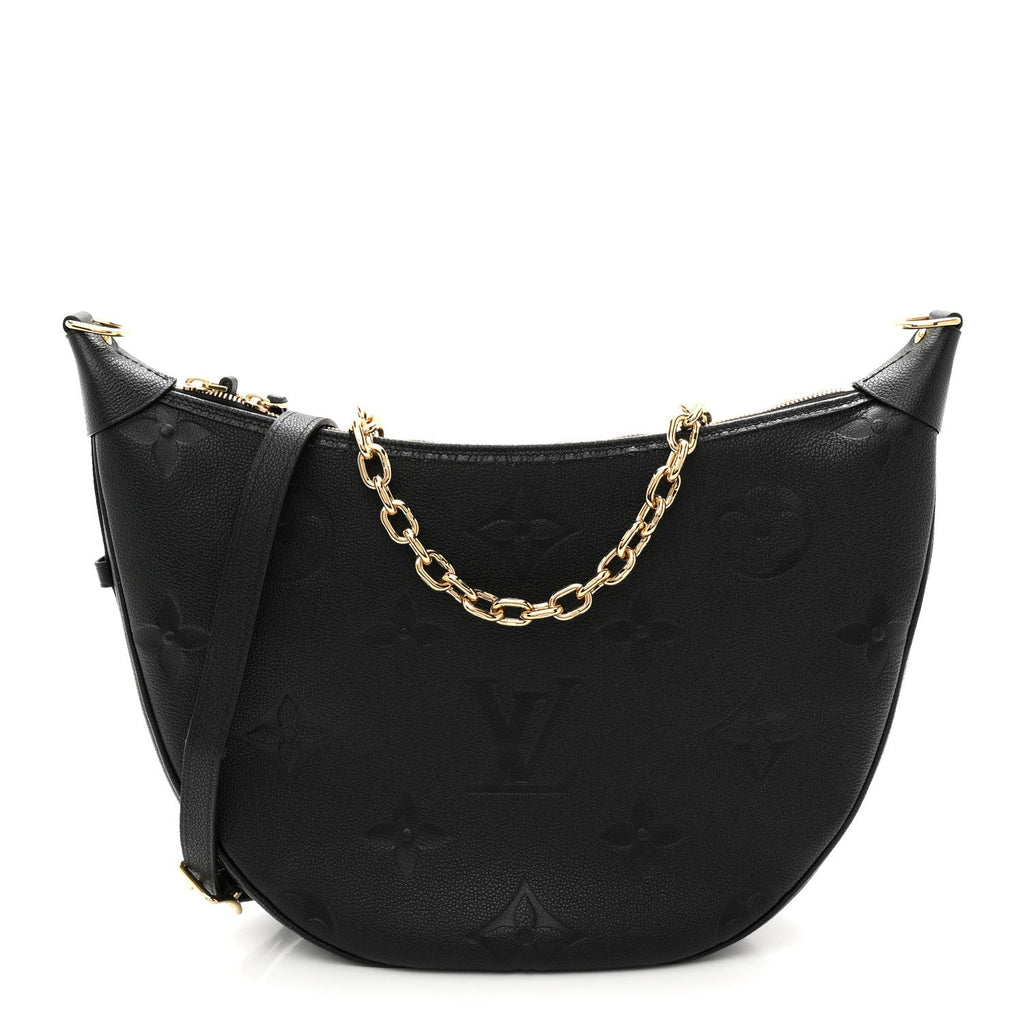 Empreinte Monogram Giant Loop Hobo Black