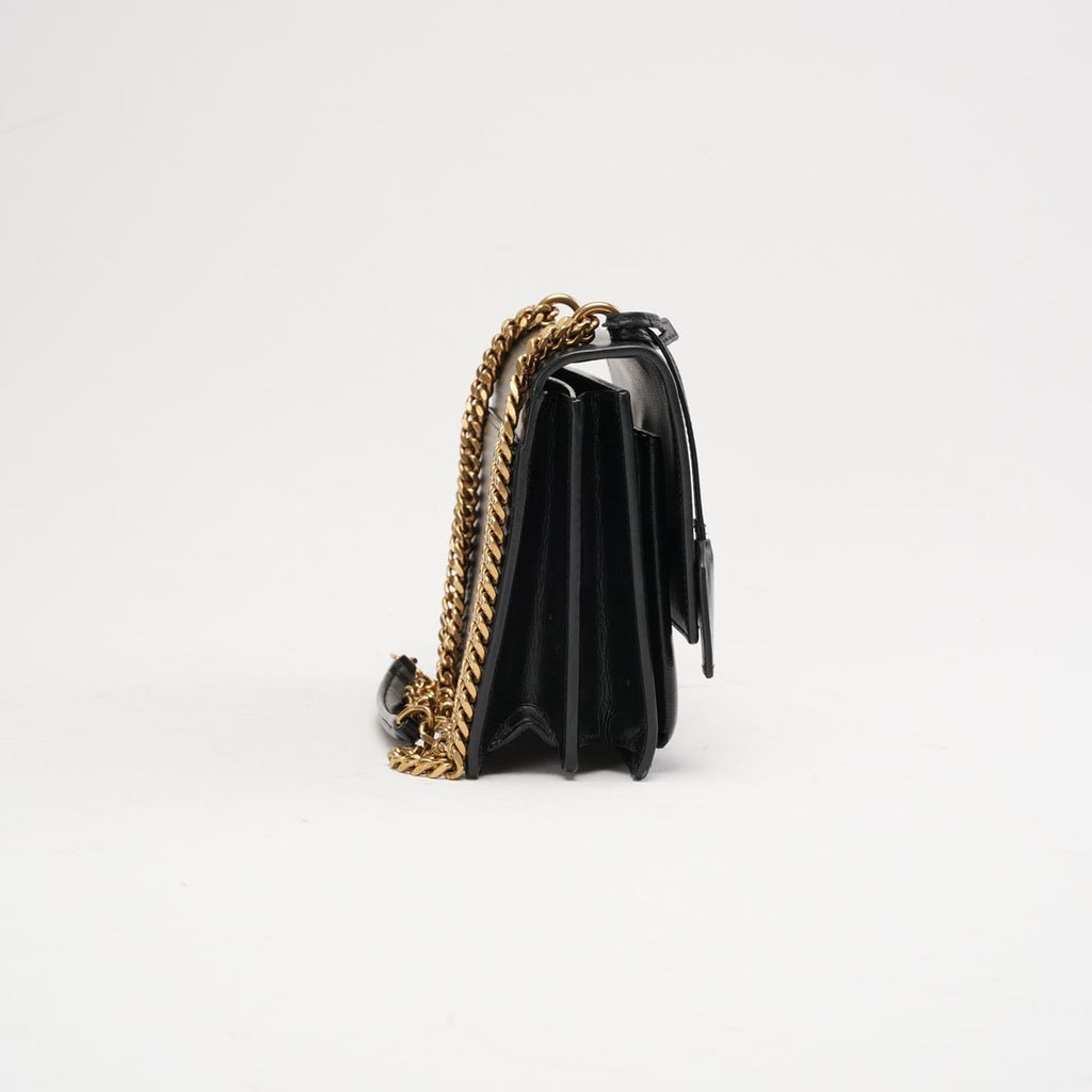 Saint Laurent Calfskin Medium Sunset Black 2020