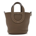 Taurillon Clemence Swift In-The-Loop 18 Bag Etoupe