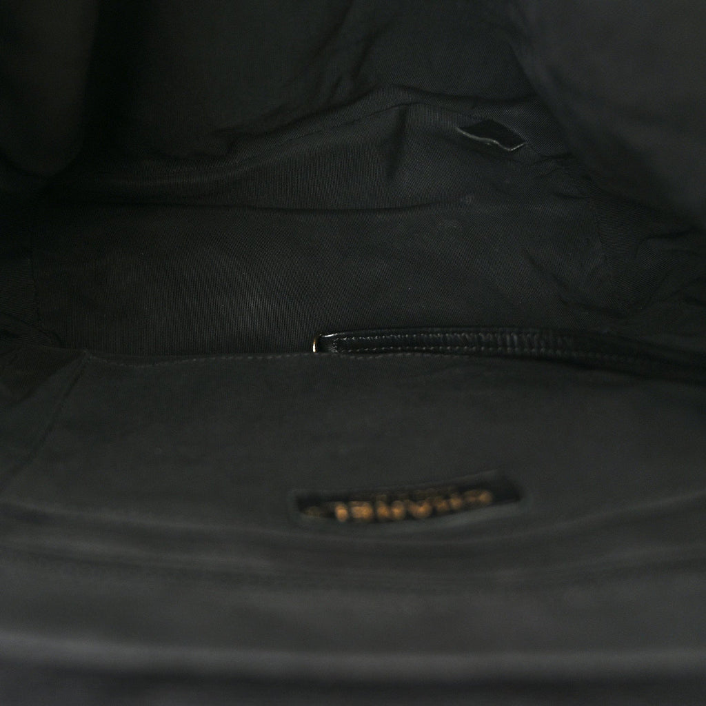 Lambskin Quilted Large Urban Spirit Backpack Black