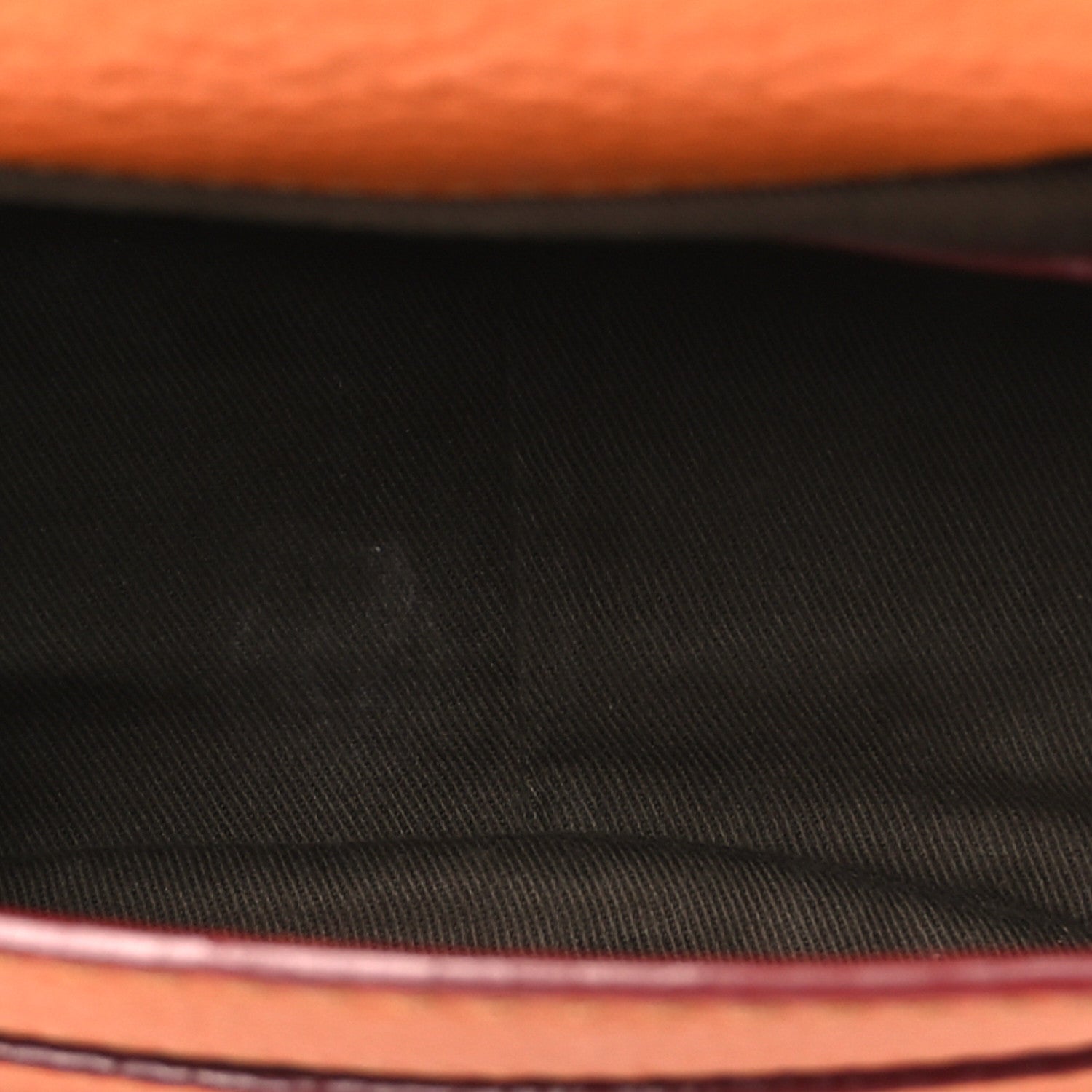Grained Calfskin Small Marcie Saddle Bag Wood Rose