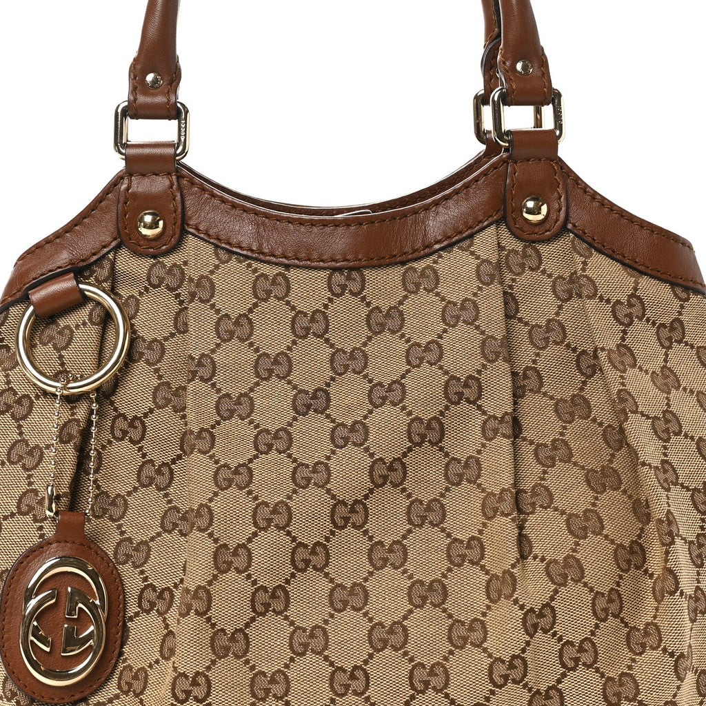 Monogram Medium Sukey Tote Dark Brown