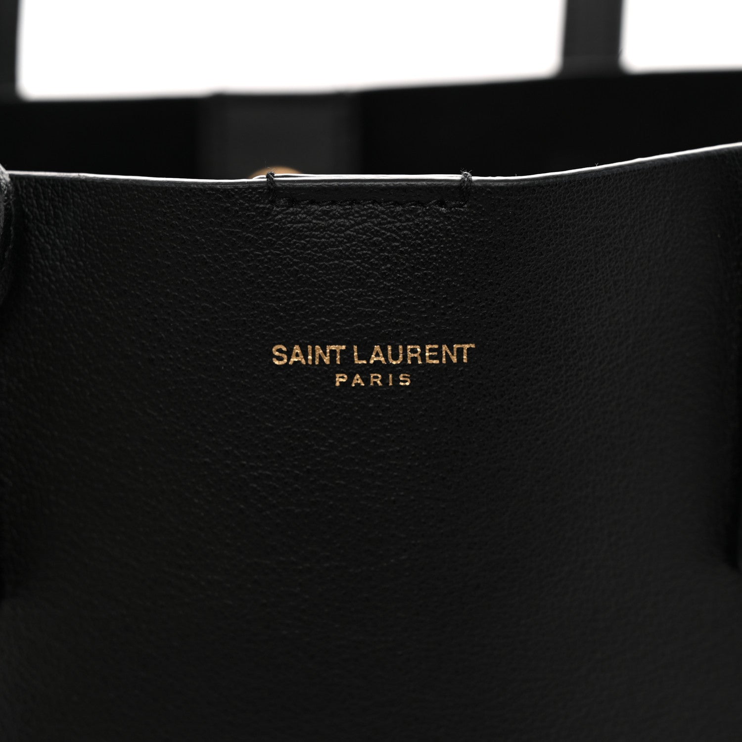 Calfskin Toy Shopping Tote Black