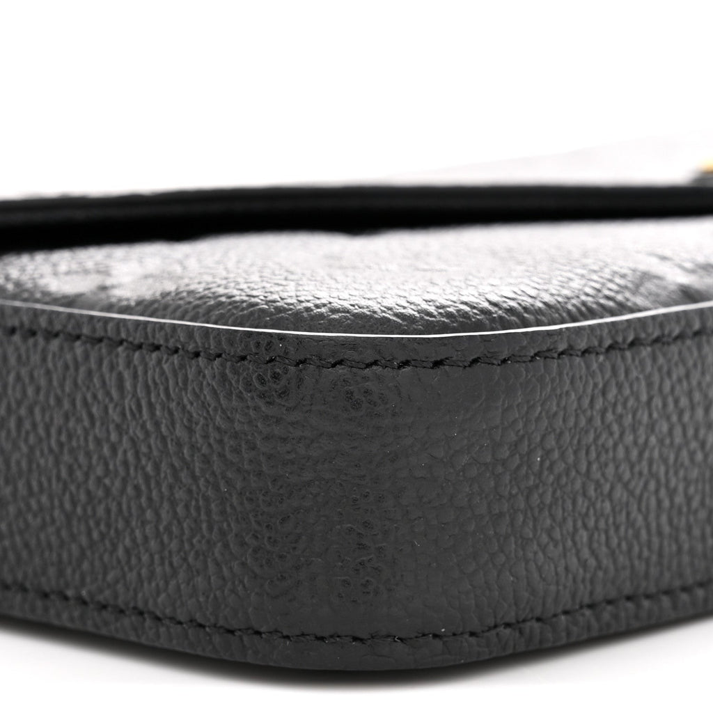 Empreinte Pochette Felicie Chain Wallet Black