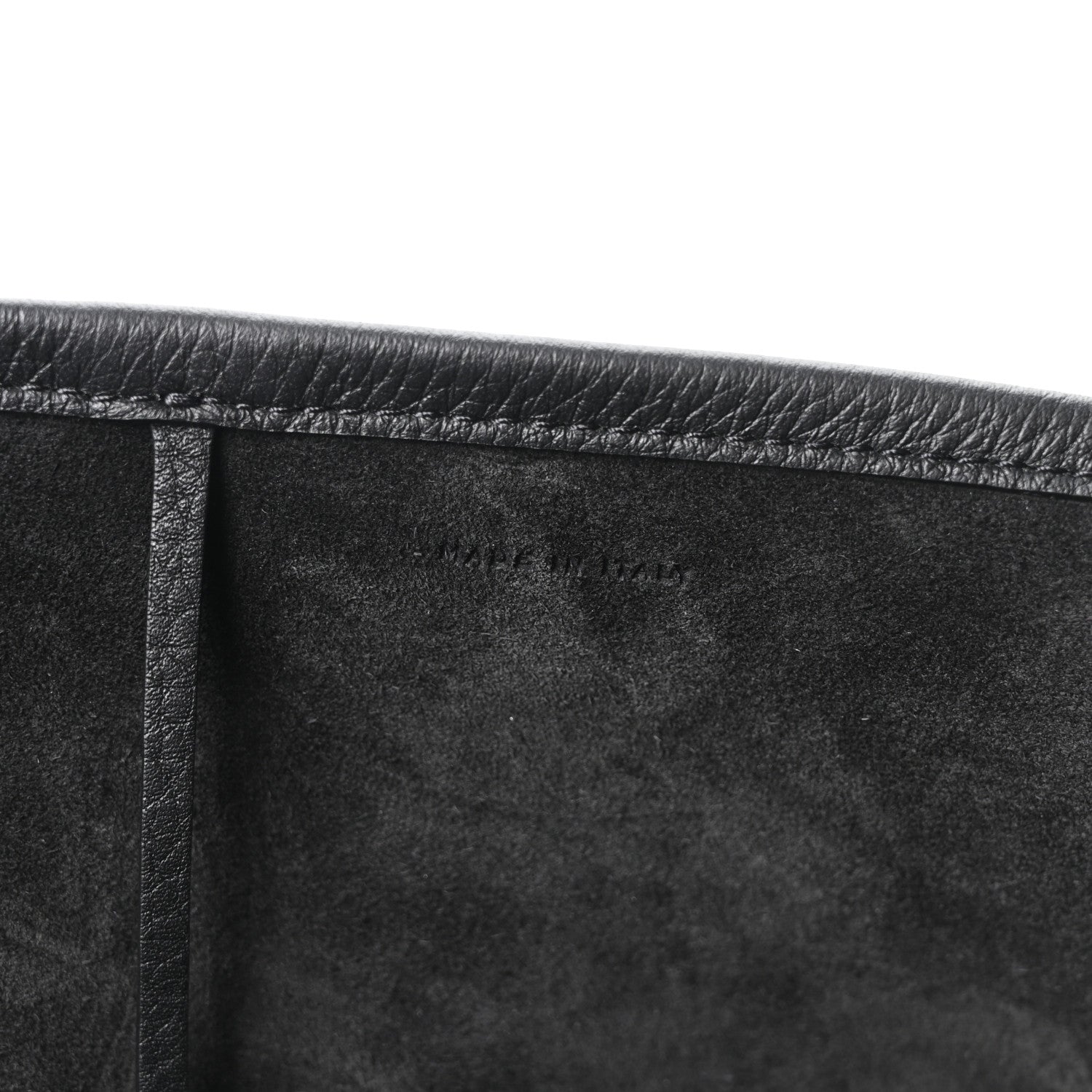Grained Calfskin Park Tote Three Black