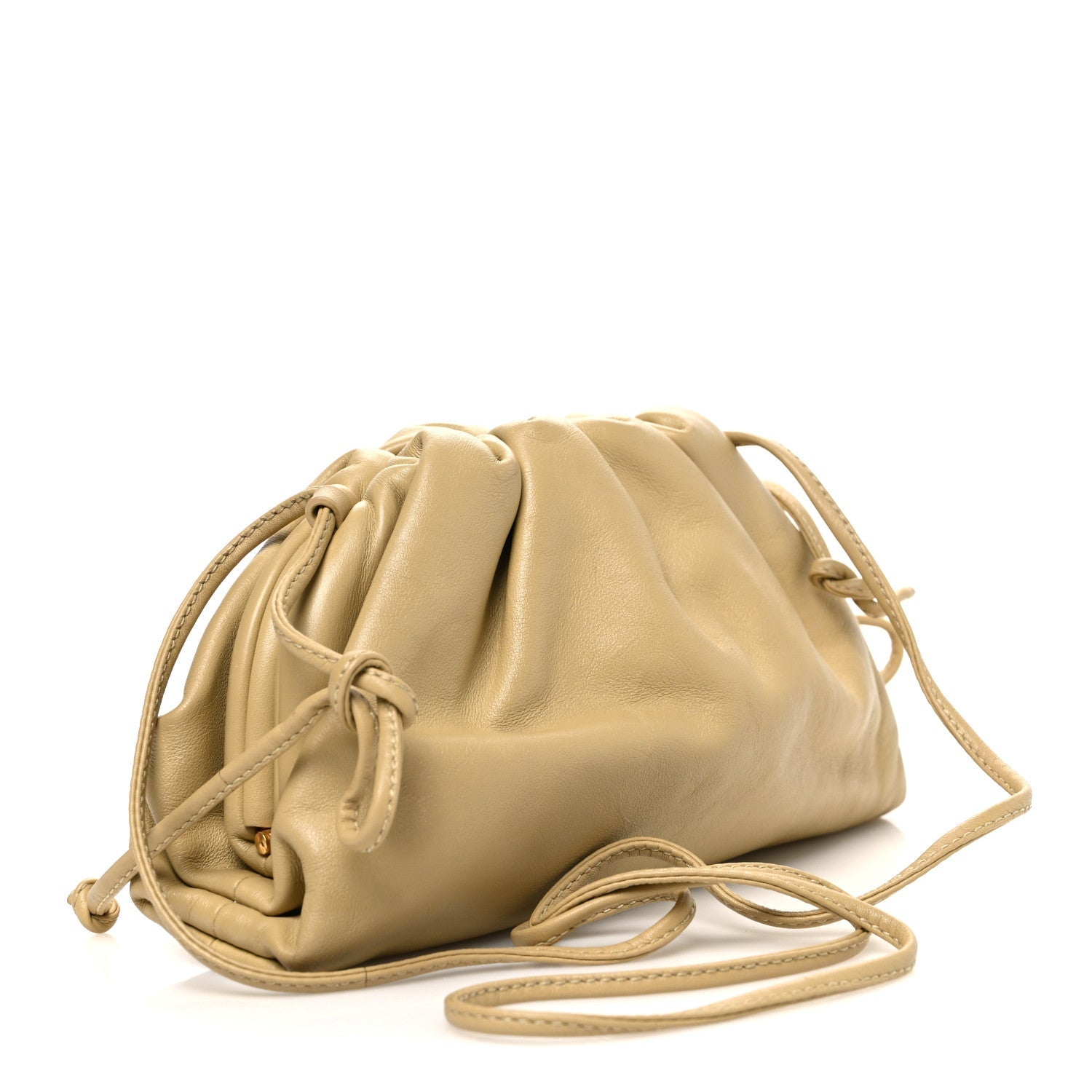 Butter Calfskin The Mini Pouch Almond