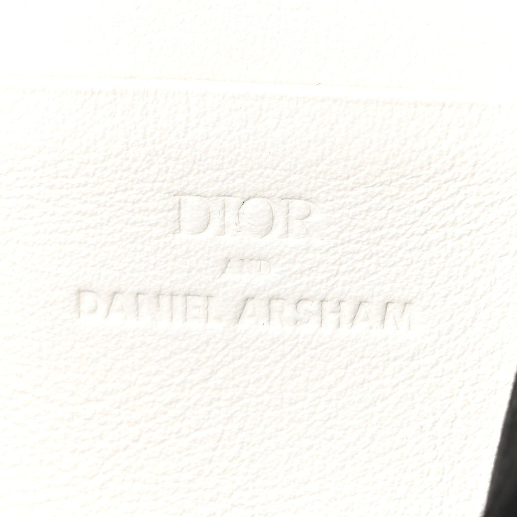 X DANIEL ARSHAM Grained Calfskin Newspaper Messenger White