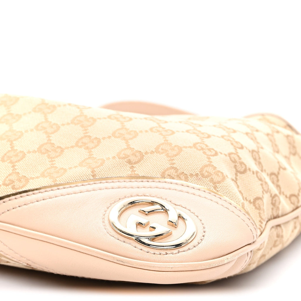 Monogram Medium New Britt Hobo Beige