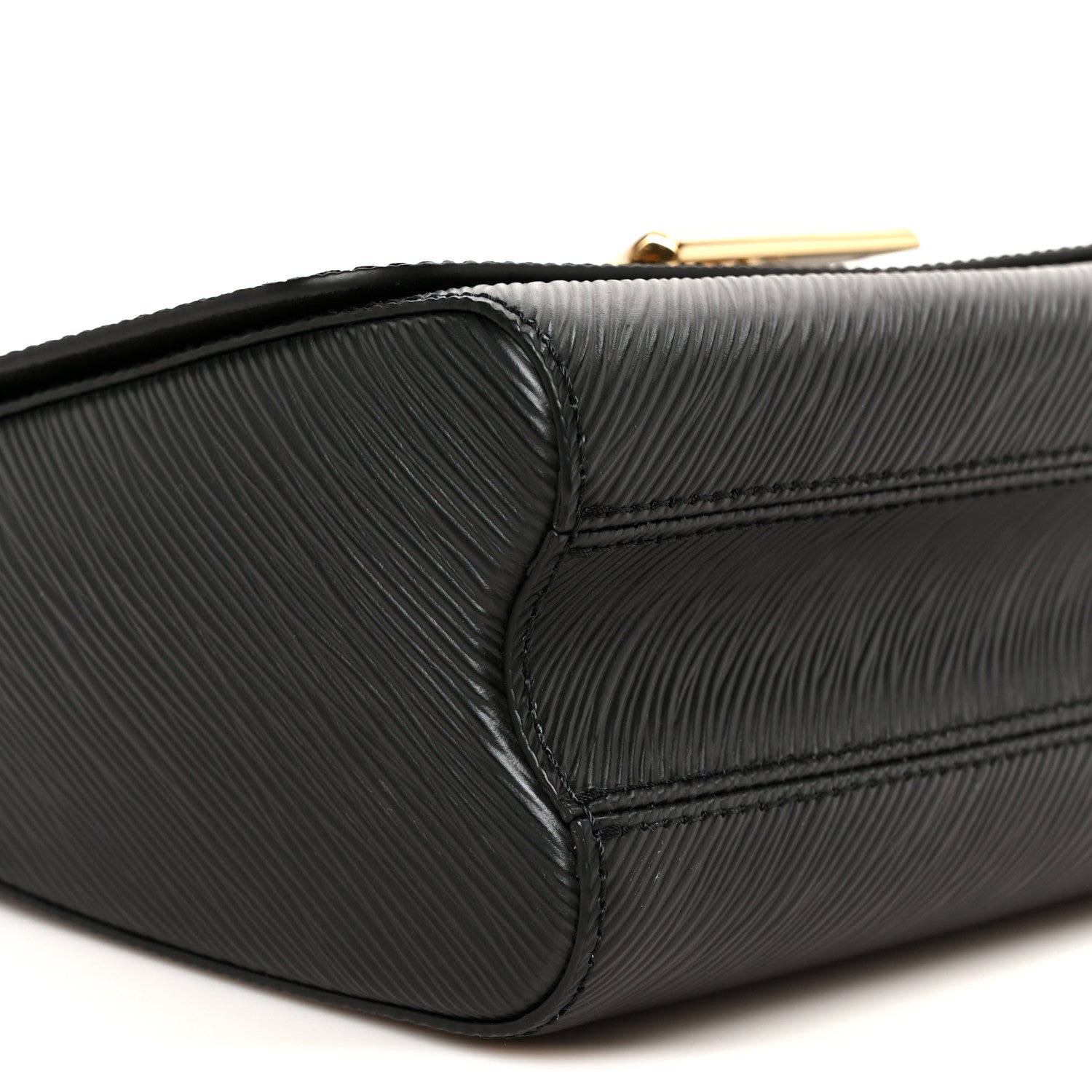 Epi Twist Braided Strap Shoulder Bag MM Black