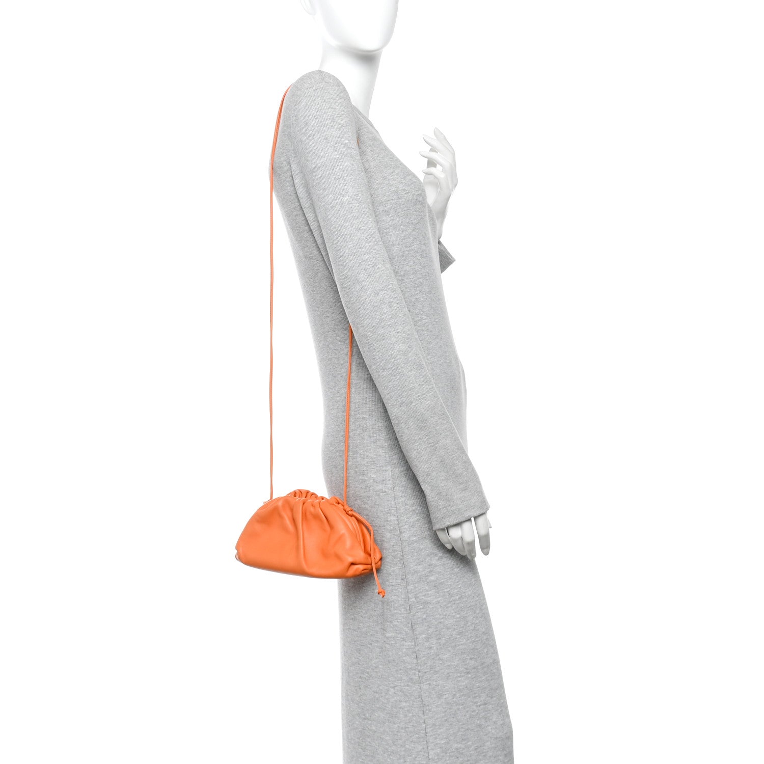 Butter Calfskin The Mini Pouch Light Orange