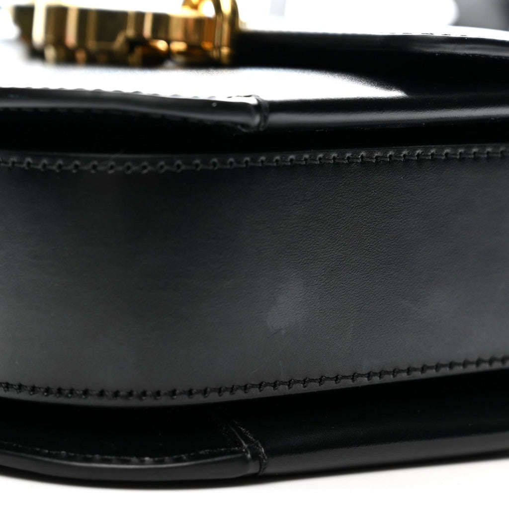 Super Lux Calfskin Small Pimlico Satchel Black