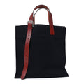 Toile Goeland Vache Hunter Etriviere Shopping Bag Bleu Nuit Rouge H
