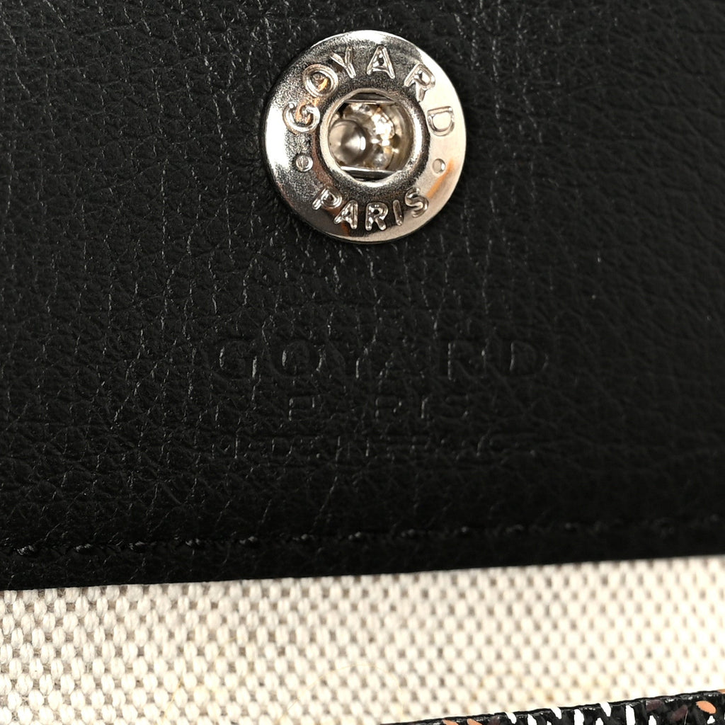 Goyardine Reversible Mini Anjou Black