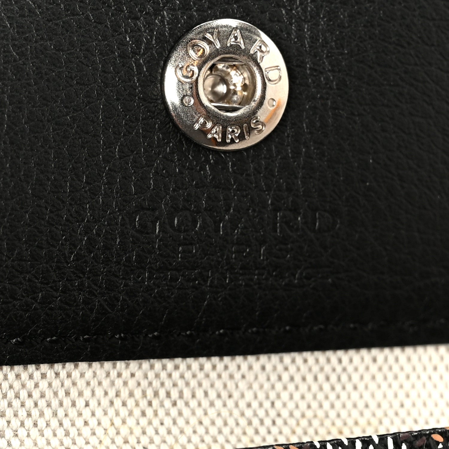 Goyardine Reversible Mini Anjou Black