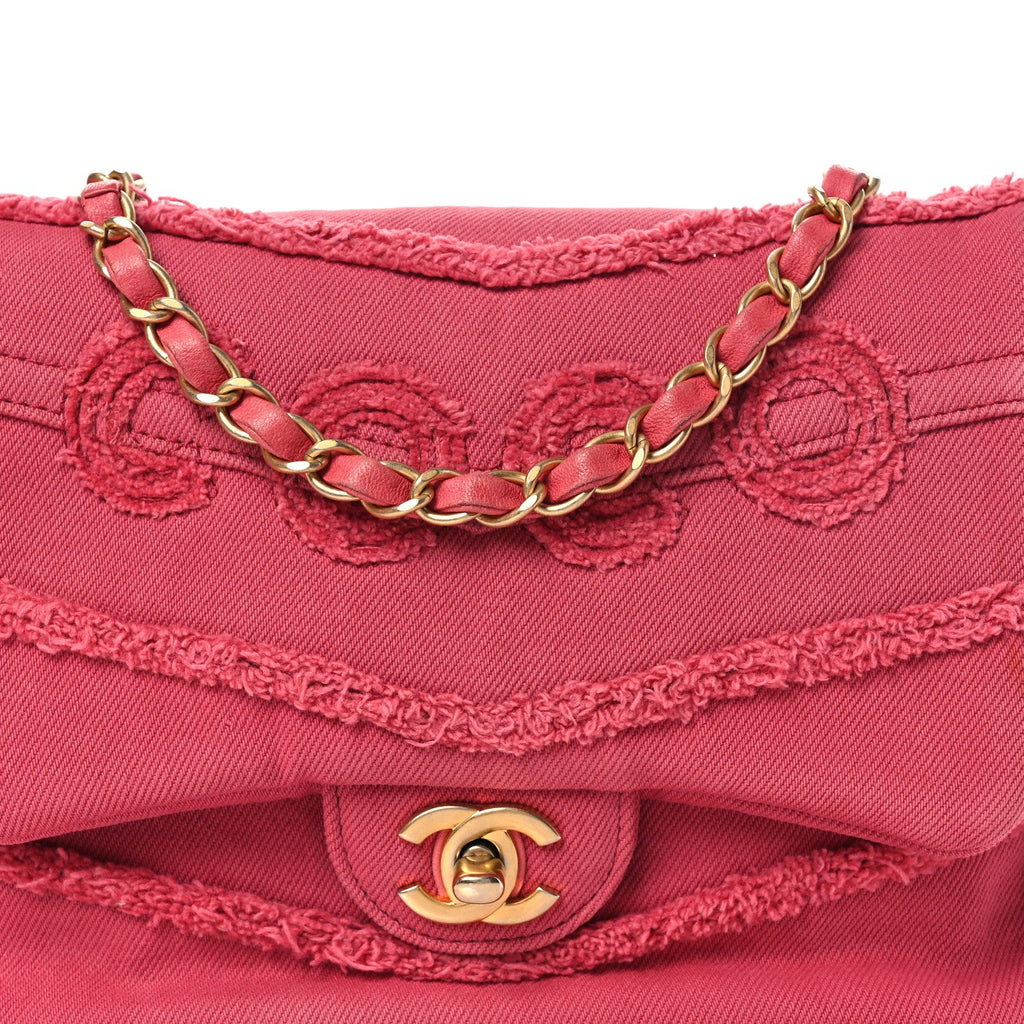 Denim Coco Flap Pink