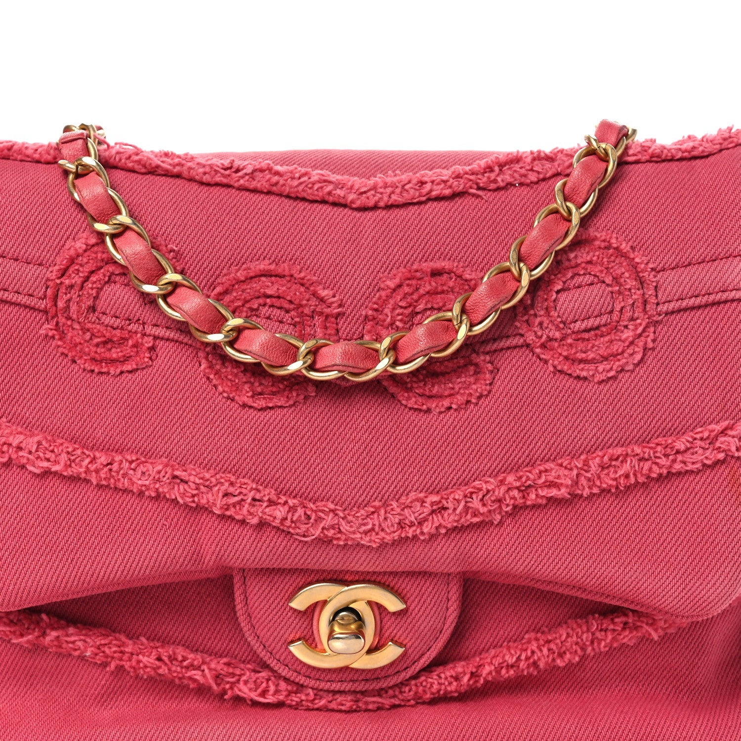 Denim Coco Flap Pink