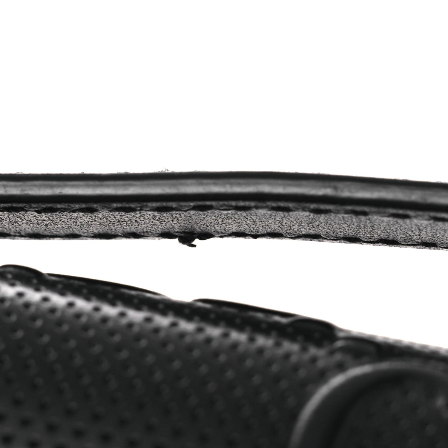 Calfskin GG Tennis Embossed Messenger Bag Black