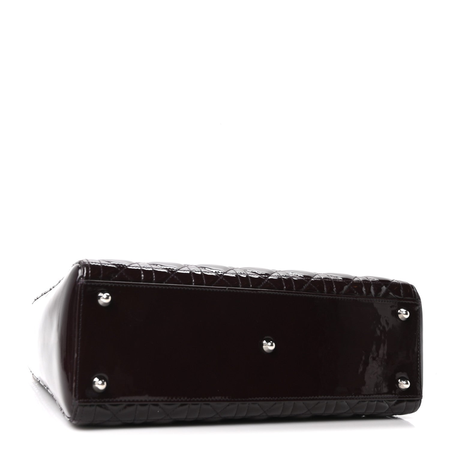 Patent Cannage Large Lady Dior Violet Purple