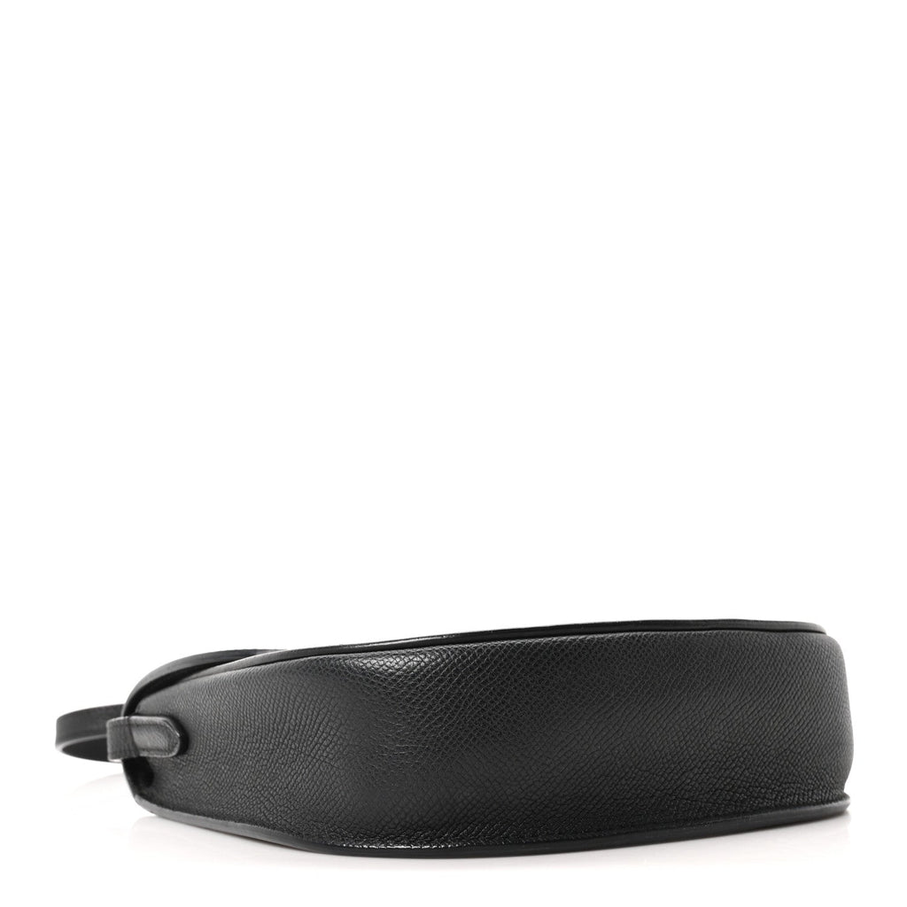 Grained Calfskin Small Trotteur Black