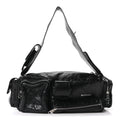 Agneau Arena Men's Superbusy Small Sling Zip Shoulder Bag Black