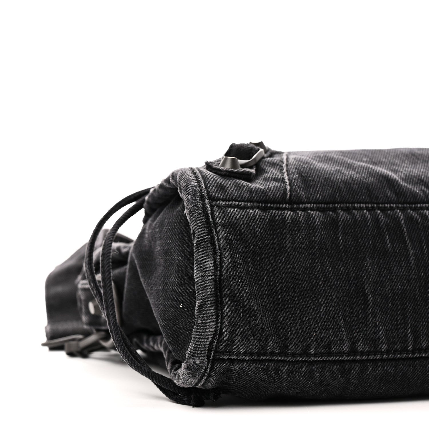 Washed Denim Classic Hardware Small Le City Black