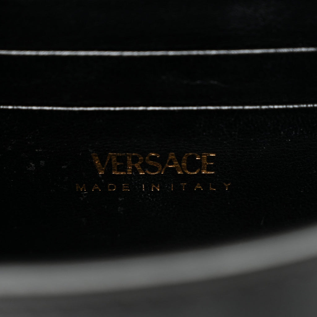 Patent Mini La Medusa Bag Black
