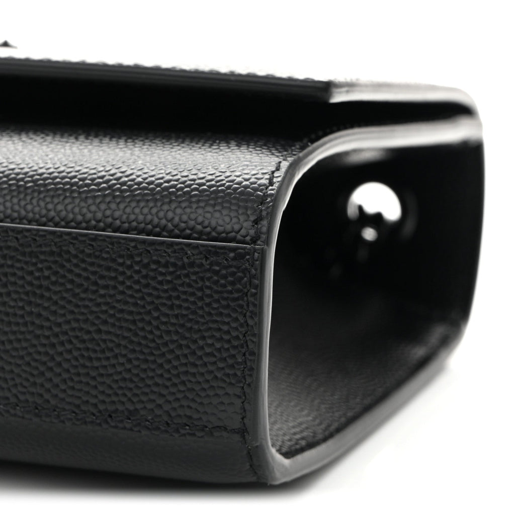 Grain De Poudre Small Monogram Monochrome Kate Satchel Black