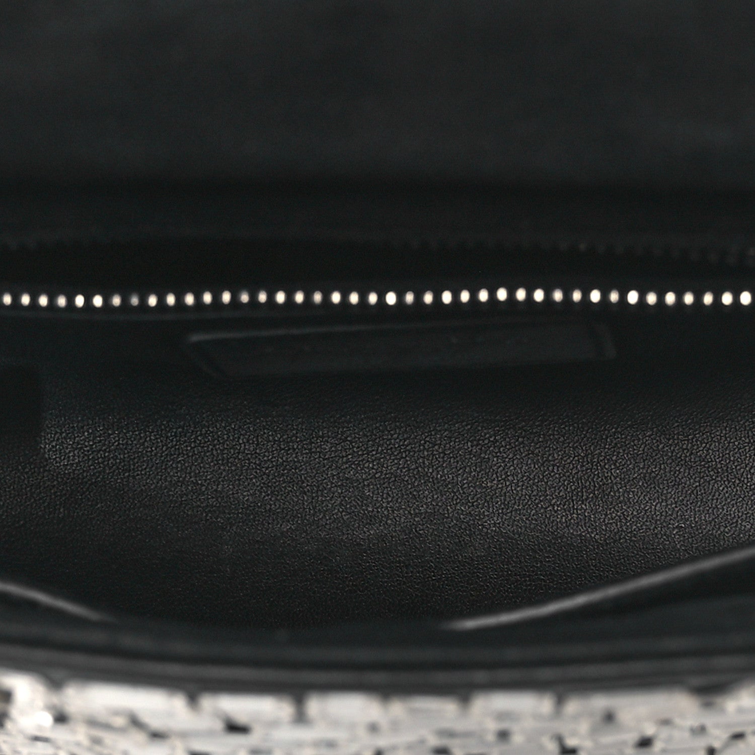 Smooth Calfskin Embroidered Mini Mosaic of Mirrors Lady Dior Black