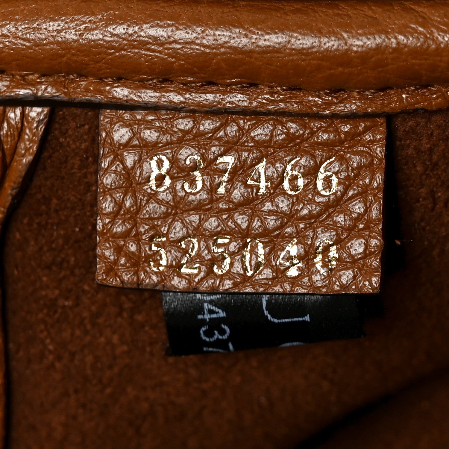 Grained Calfskin Softbit Maxi Shoulder Bag Brown