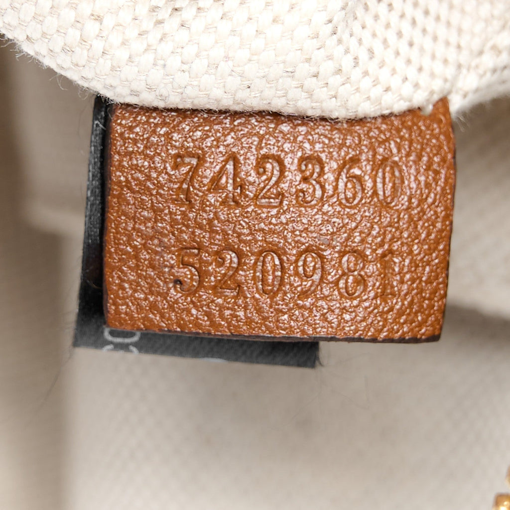 Sakai Be Green Calfskin Diagonal Stitched Small Blondie Shoulder Bag Cuir