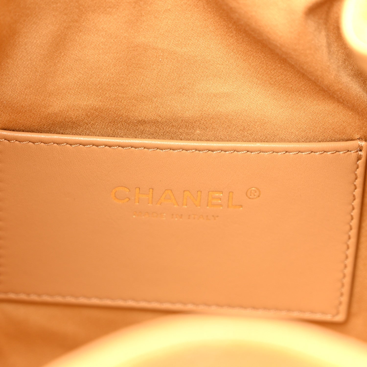 Suede Quilted Small Chanel 25 Handbag Beige