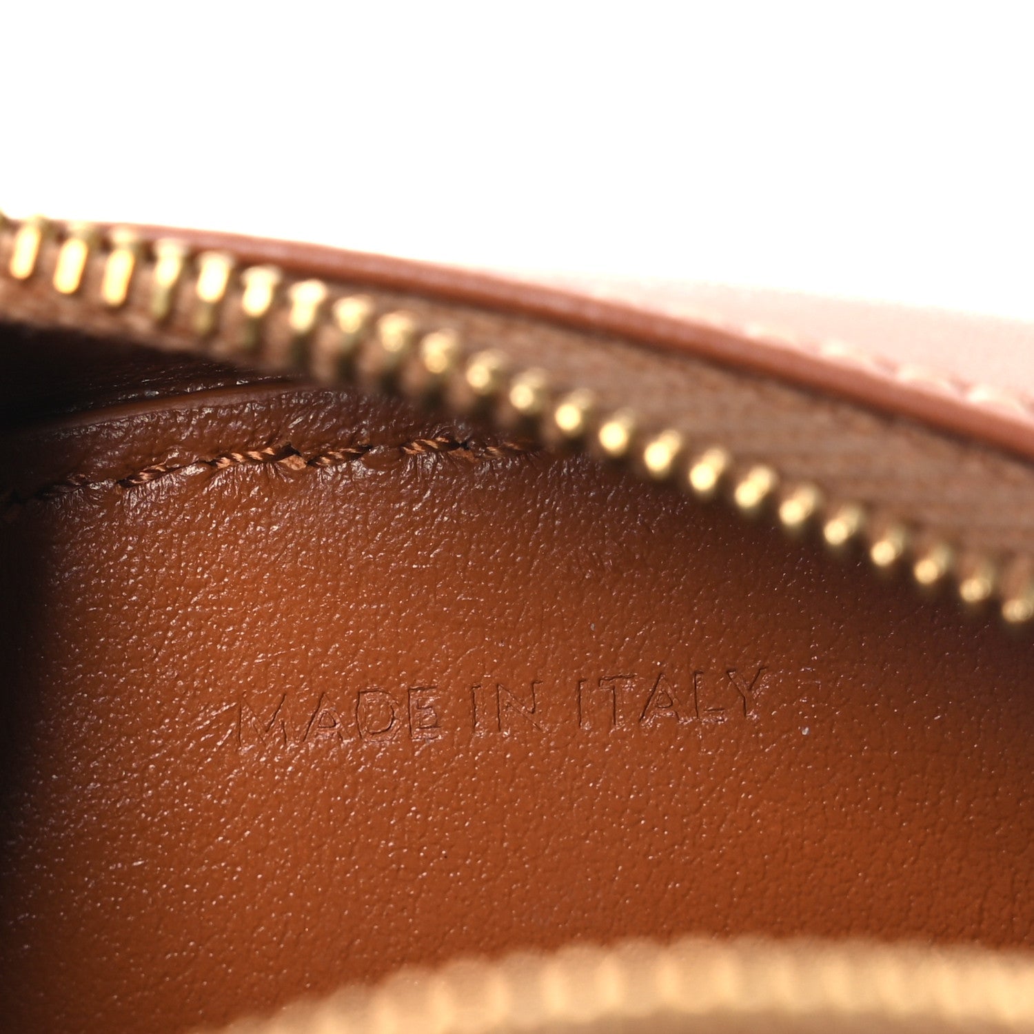 Smooth Calfskin Cuir Small Triomphe Oval Crossbody Purse Tan