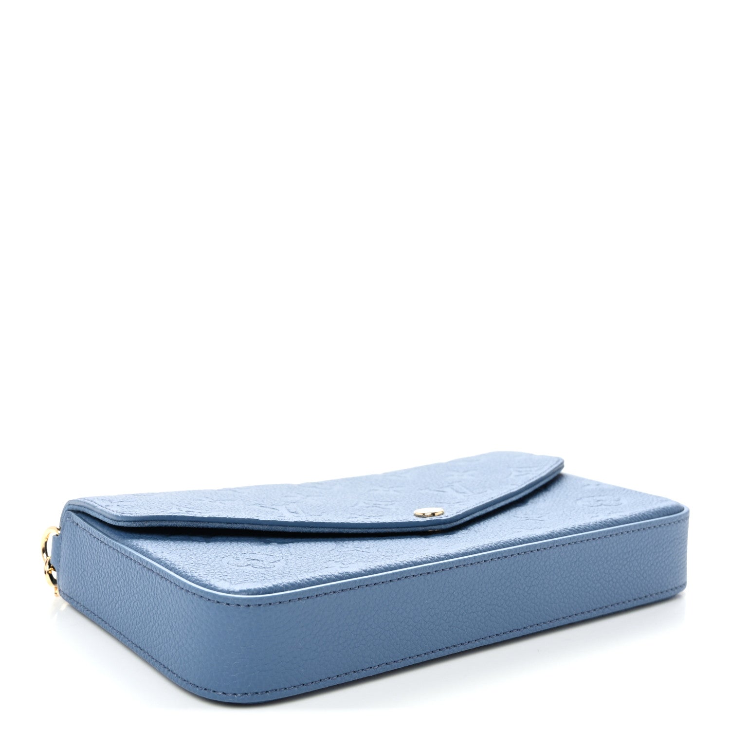 Empreinte Pochette Felicie Chain Wallet Blue Jean