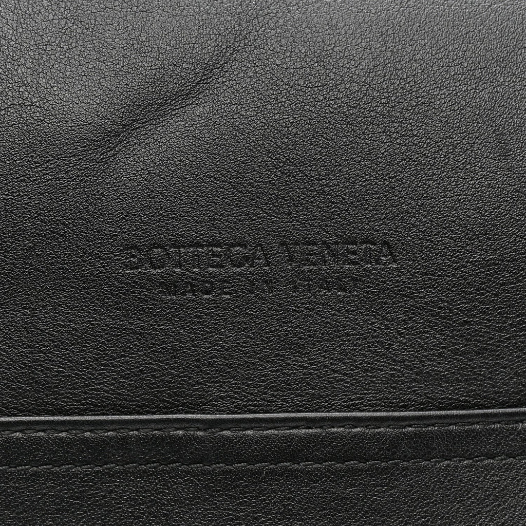 Silky Calfskin Large Hop Black
