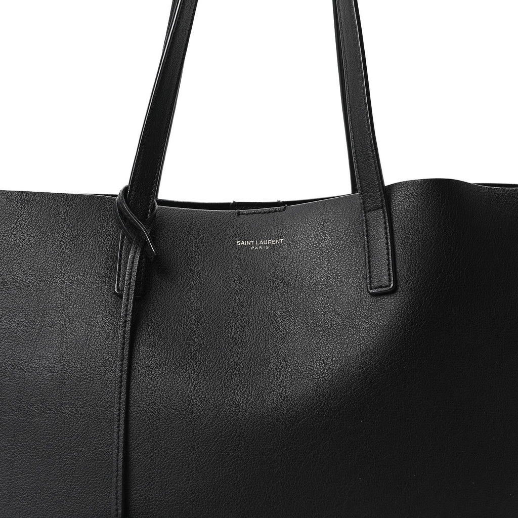 Calfskin Large Shopping Tote Black