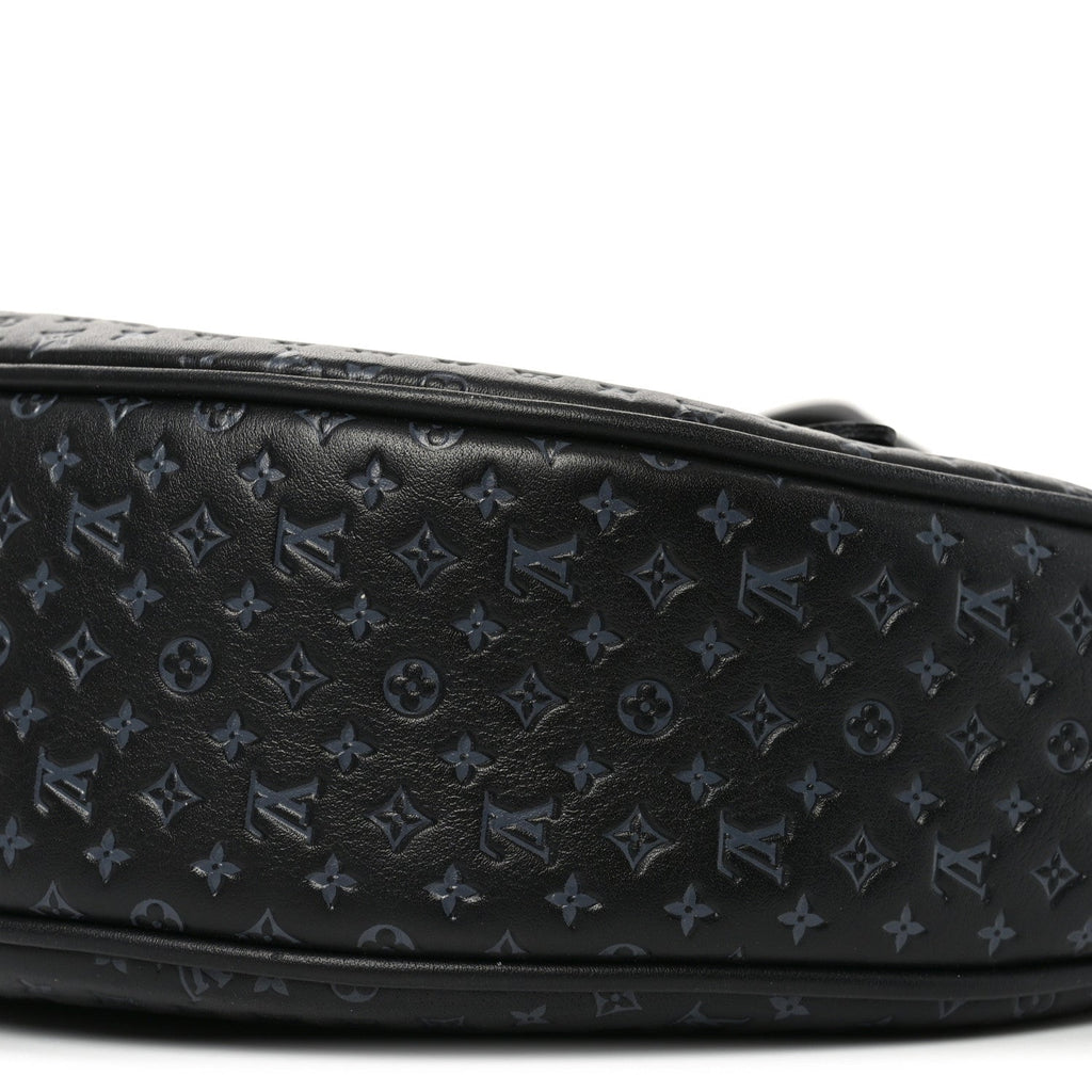 Calfskin Embossed Monogram Loop Black