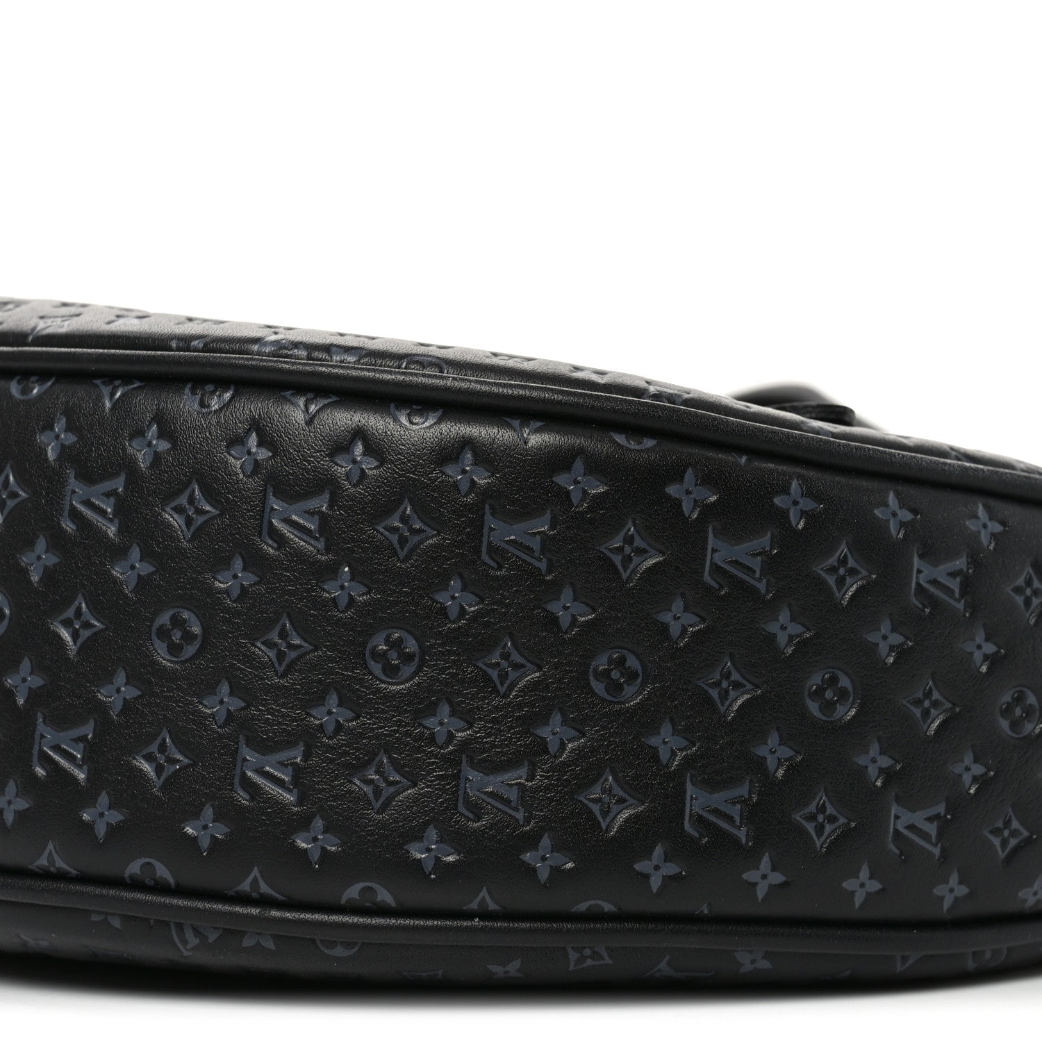 Calfskin Embossed Monogram Loop Black
