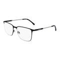 Lacoste Eyeglasses Rectangle Full Rim, Matte Black Frame and Clear Demo Lens Lens L2287N002