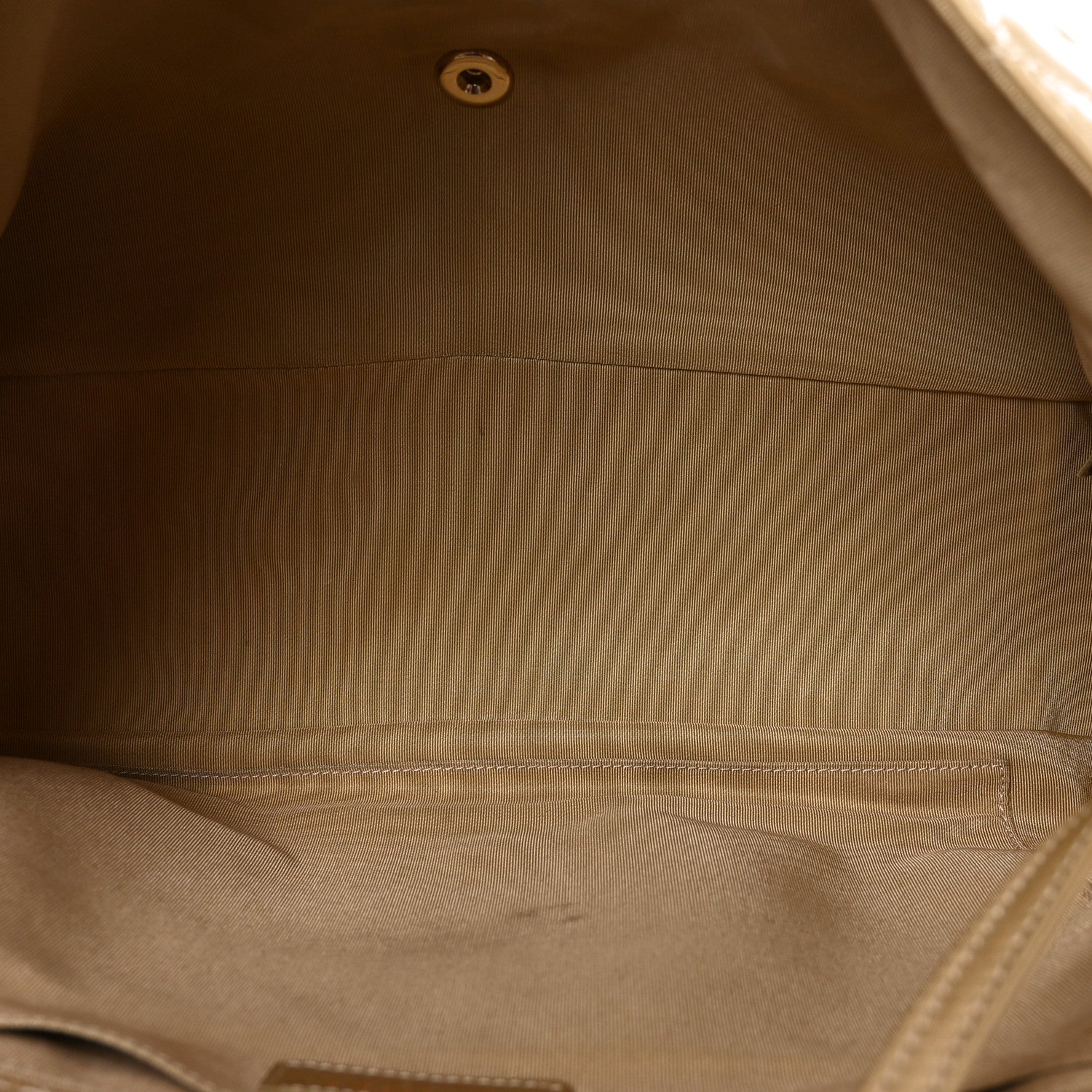 Metallic Calfskin Quilted Small XXL Travel Flap Bag Gold