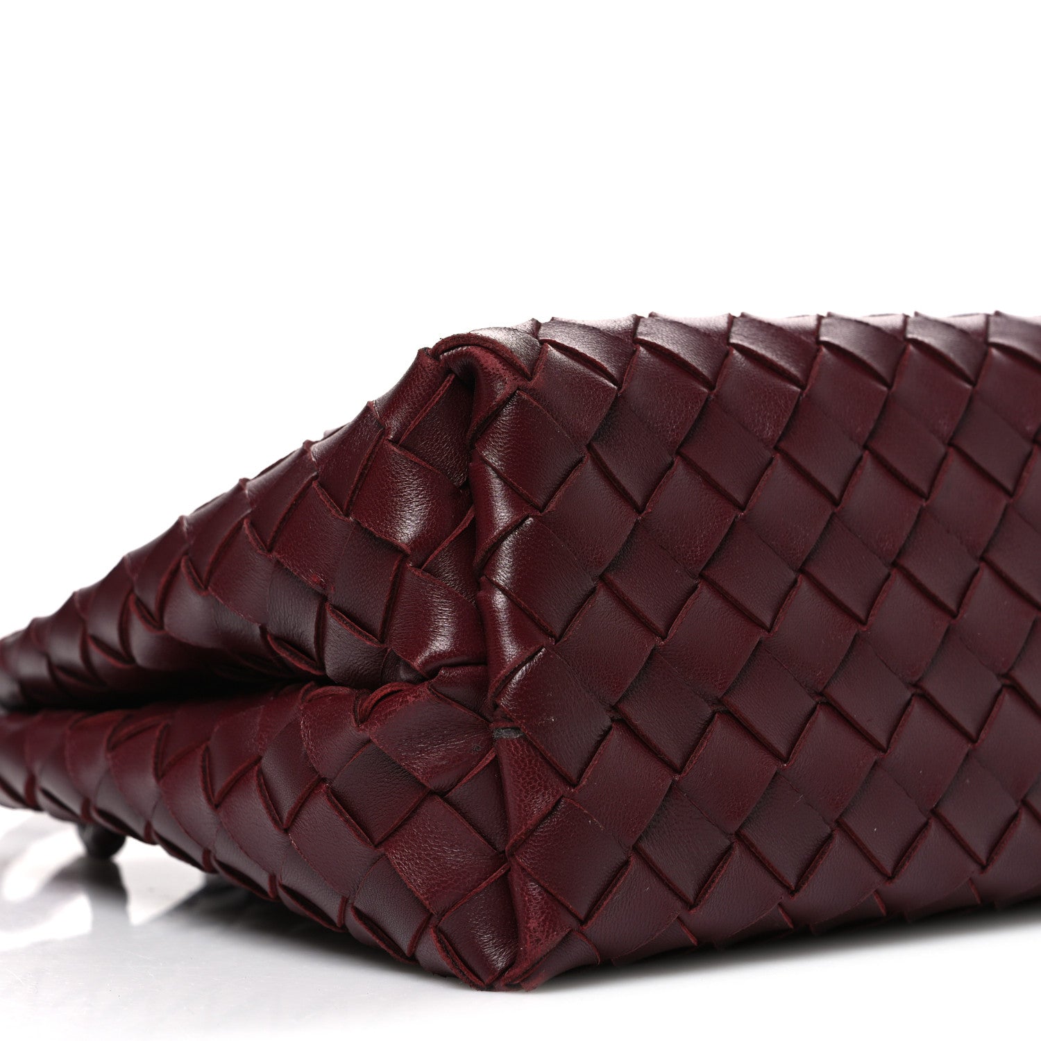 Nappa Intrecciato Small Andiamo Shoulder Bag Barolo