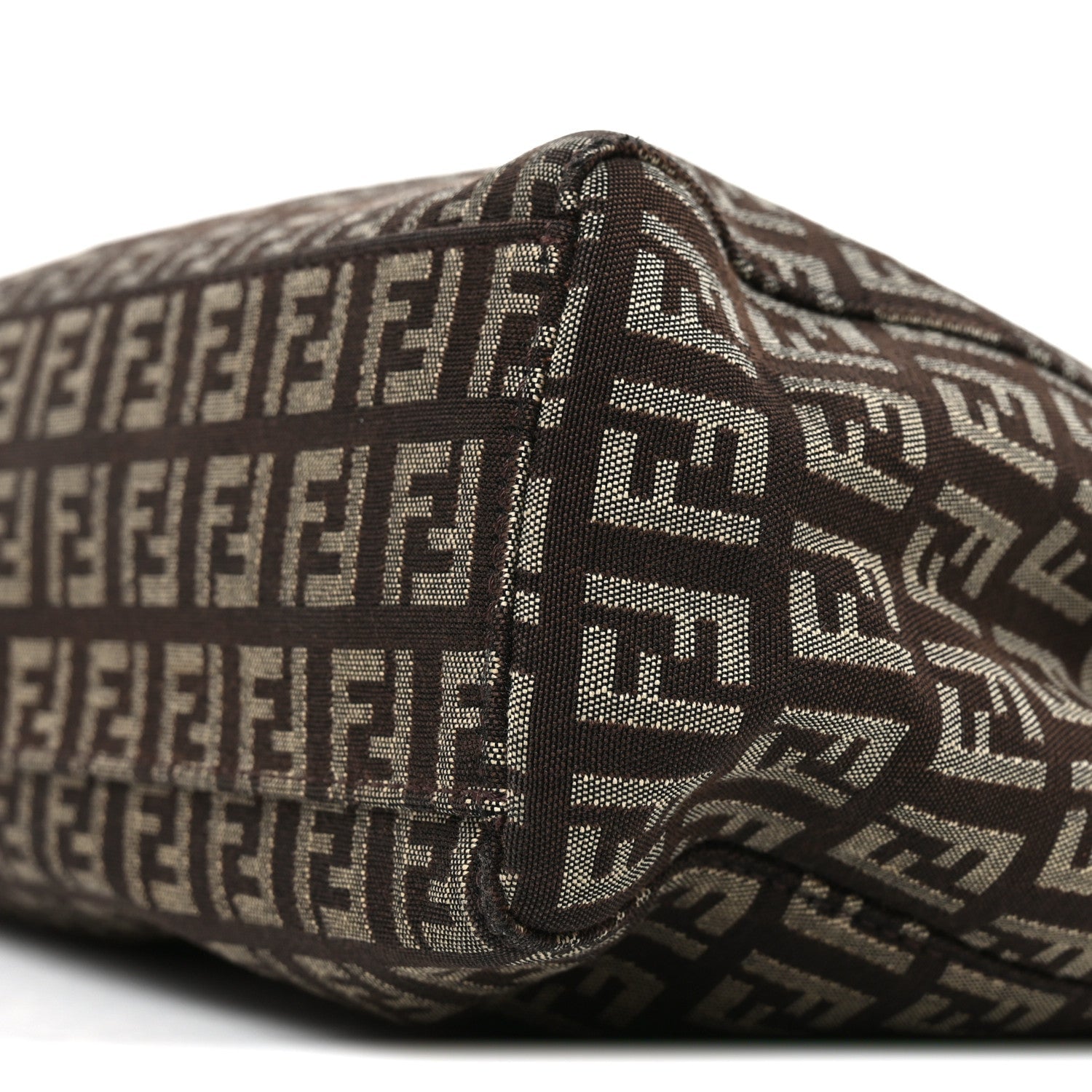 Zucchino Vitello Small Tote Testa di Moro Beige