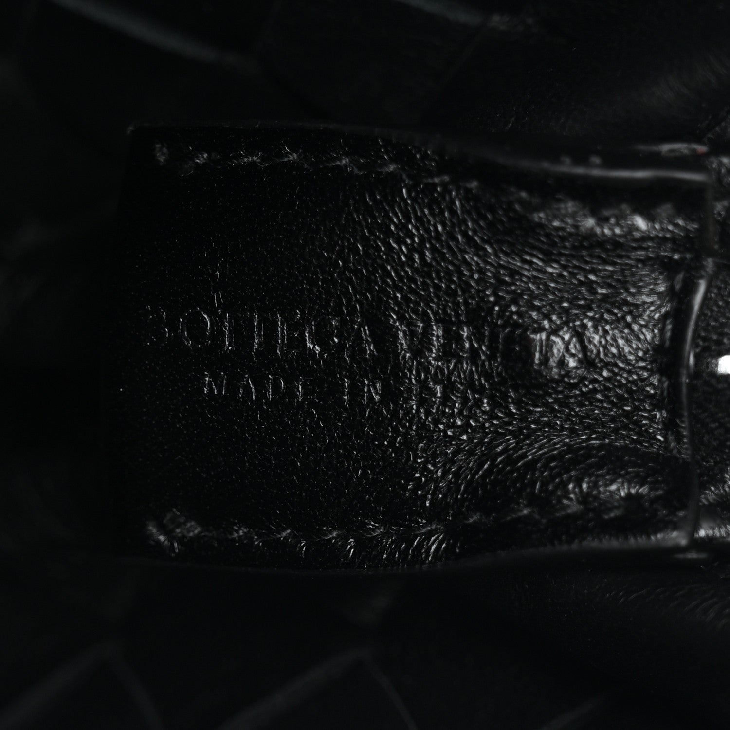 Nappa Intrecciato Mini Loop Camera Bag Black