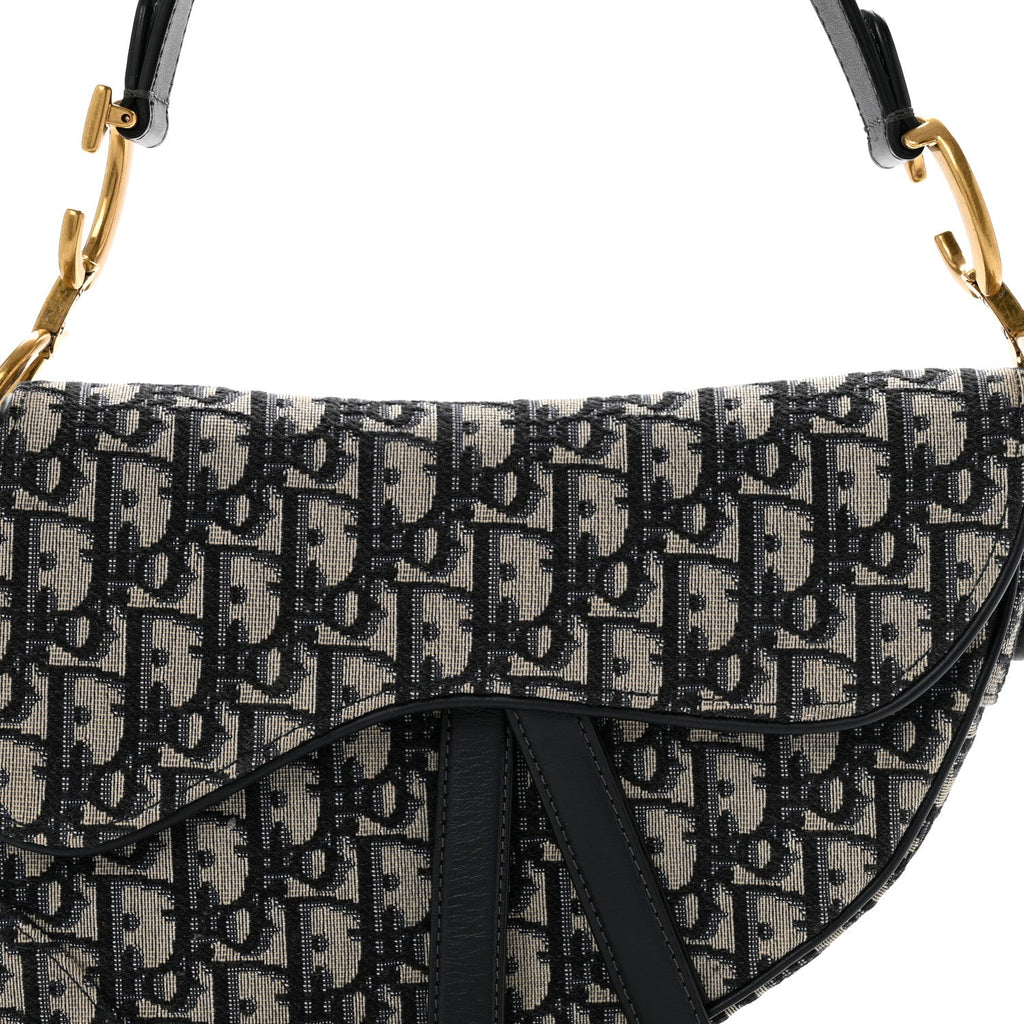 Oblique Saddle Bag Blue