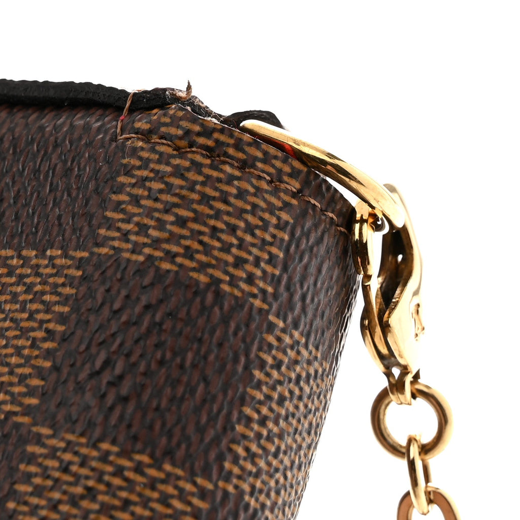 Damier Ebene Pochette Felicie Chain Wallet
