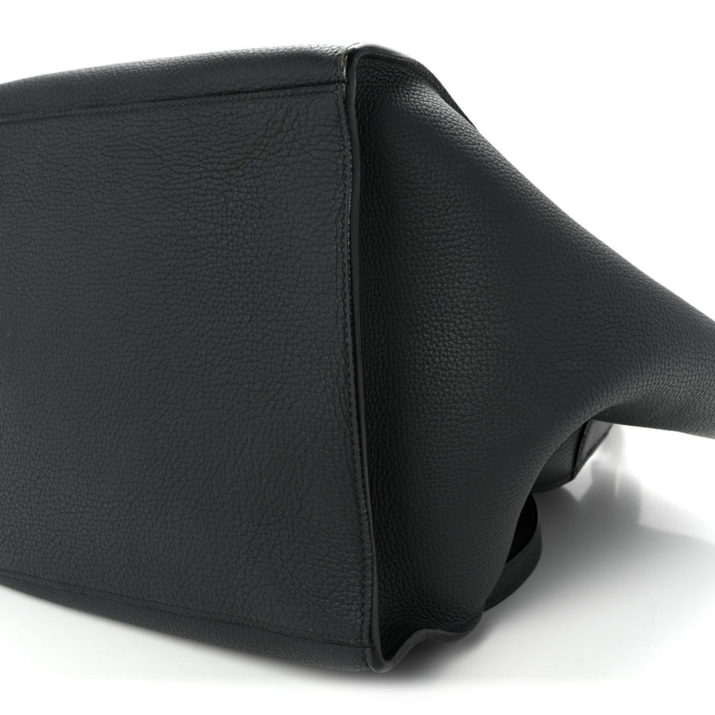 Supple Grained Calfskin Small Big Bag Anthractie