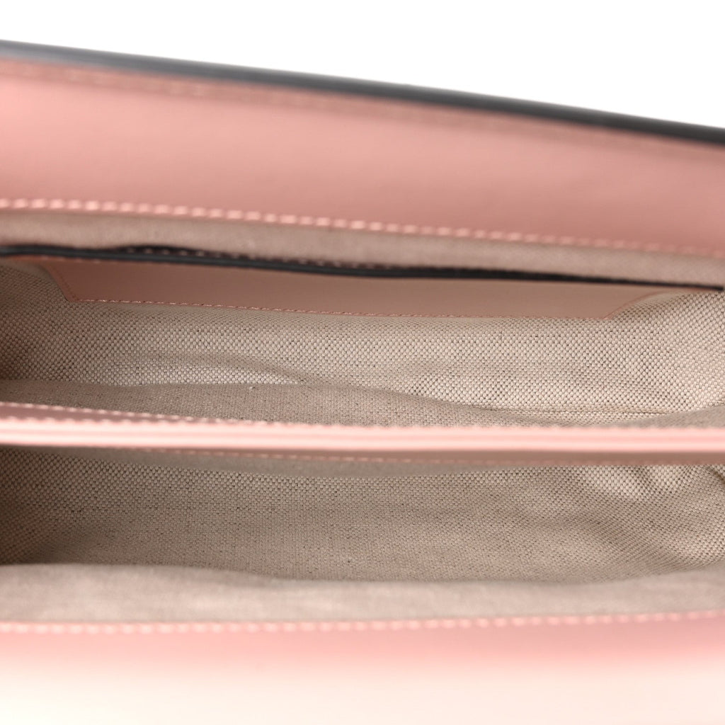 Calfskin GG Matelasse Small Slim Chain Shoulder Bag Perfect Pink Natural