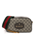 GG Supreme Monogram Web Neo Vintage Shoulder Bag Beige New Acero Crop