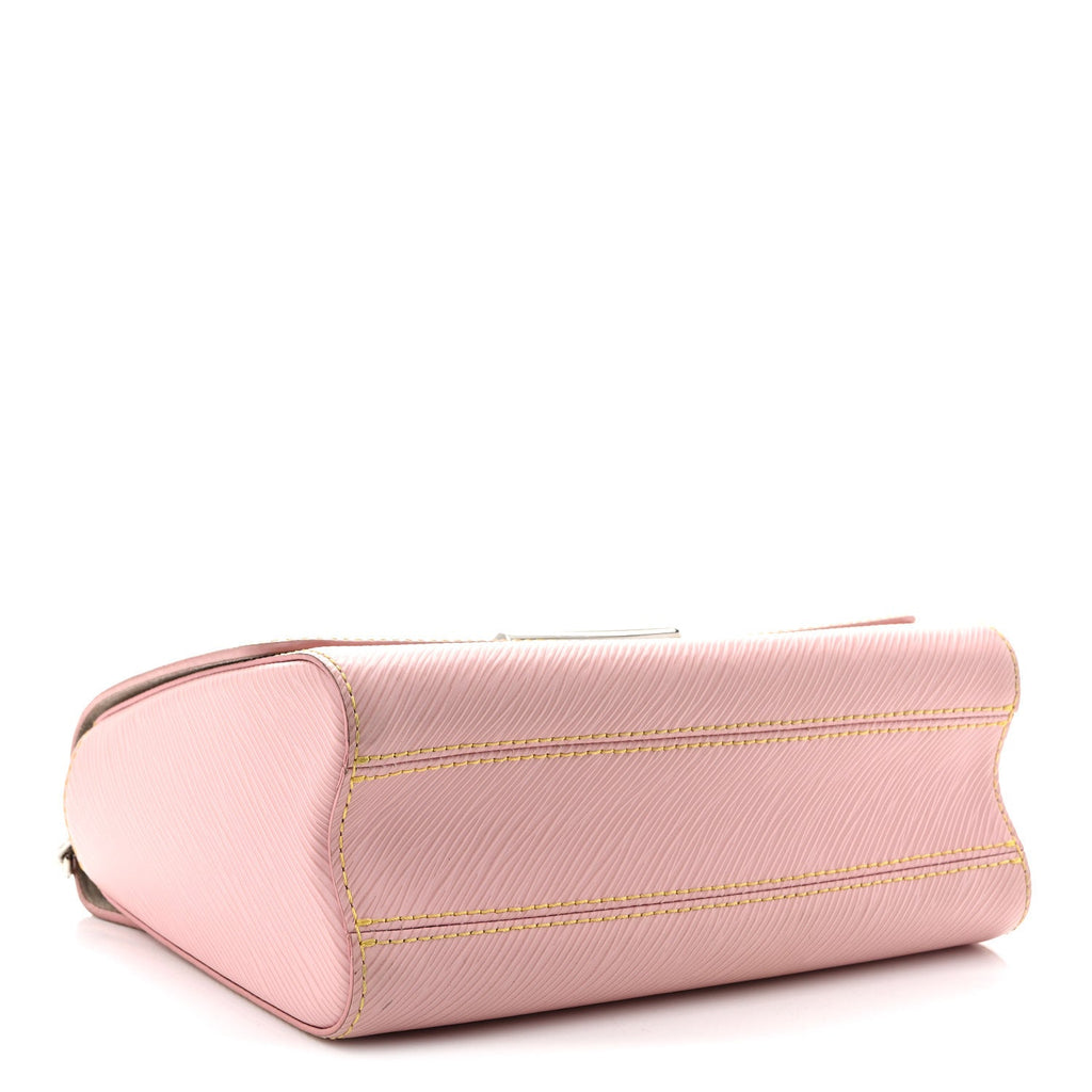Epi Twist Shoulder Bag MM  Rose Ballerine