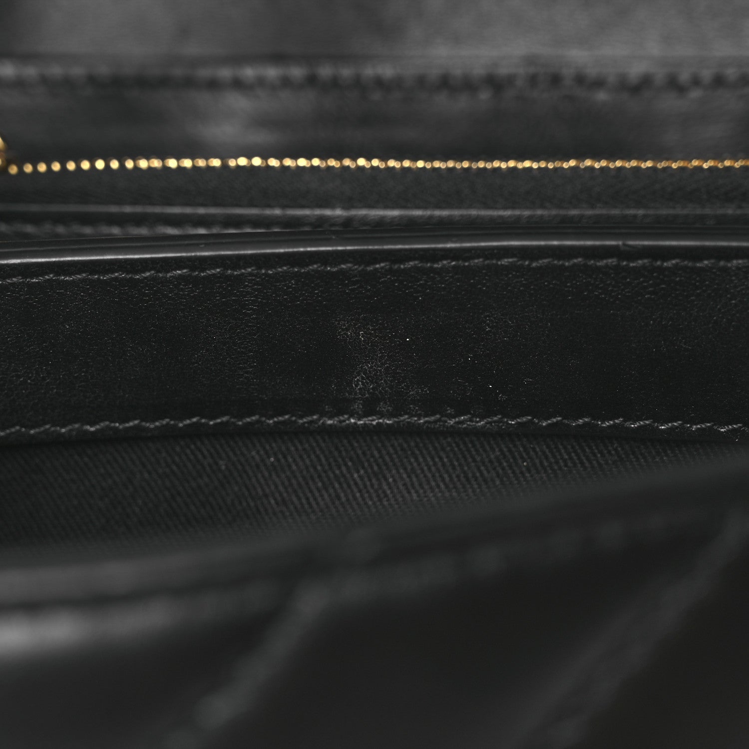 Calfskin Diagonal Quilted Jackhammer 24 Shoulder Bag Black