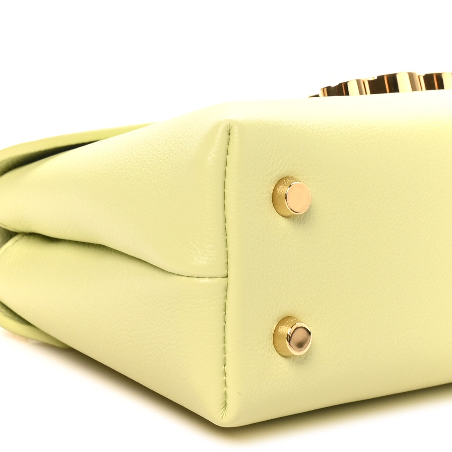 Supple Grained Calfskin Teen Nino Soft Lime